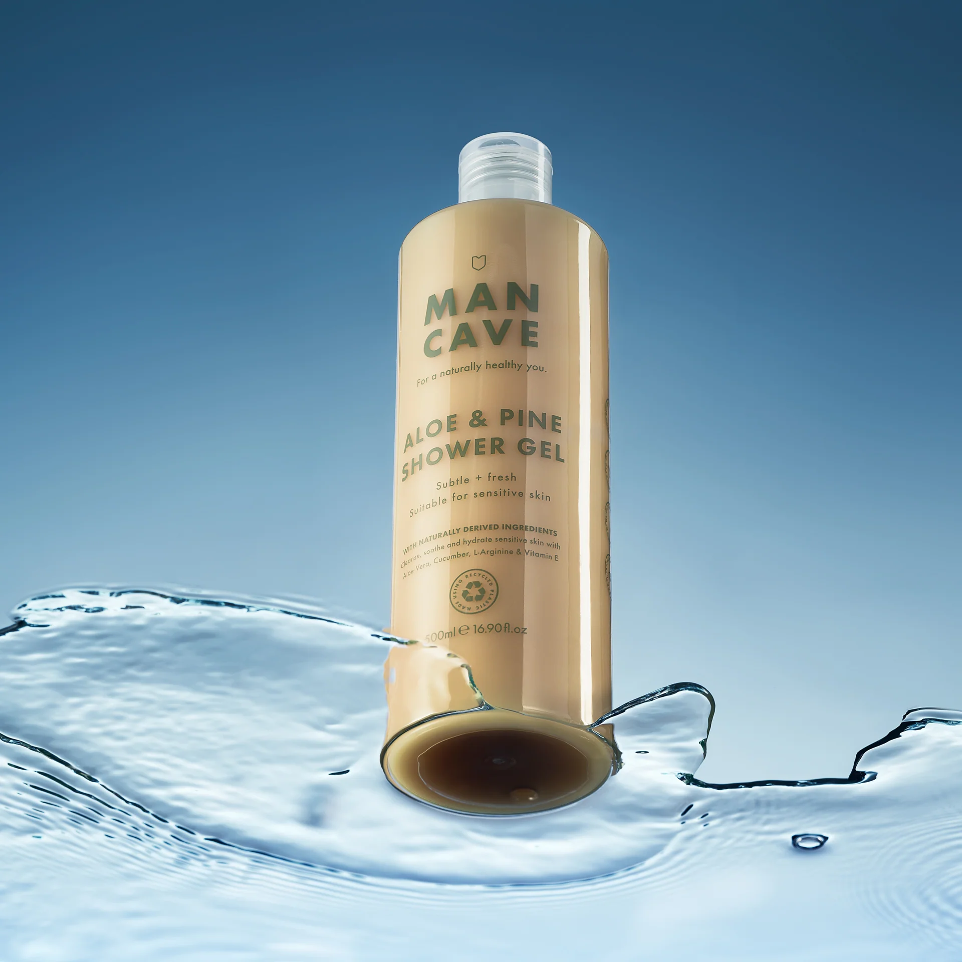 Aloe & Pine Shower Gel 500ml - Image 3