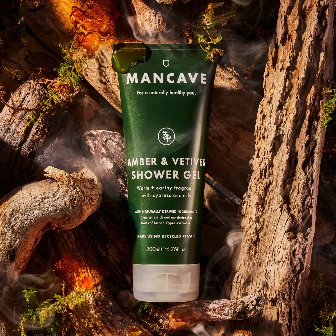 Amber & Vetiver Shower Gel 200ml - Image 3