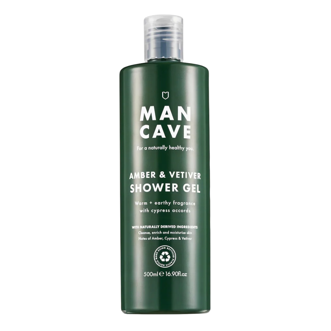 Amber & Vetiver Shower Gel 500ml - Image 6