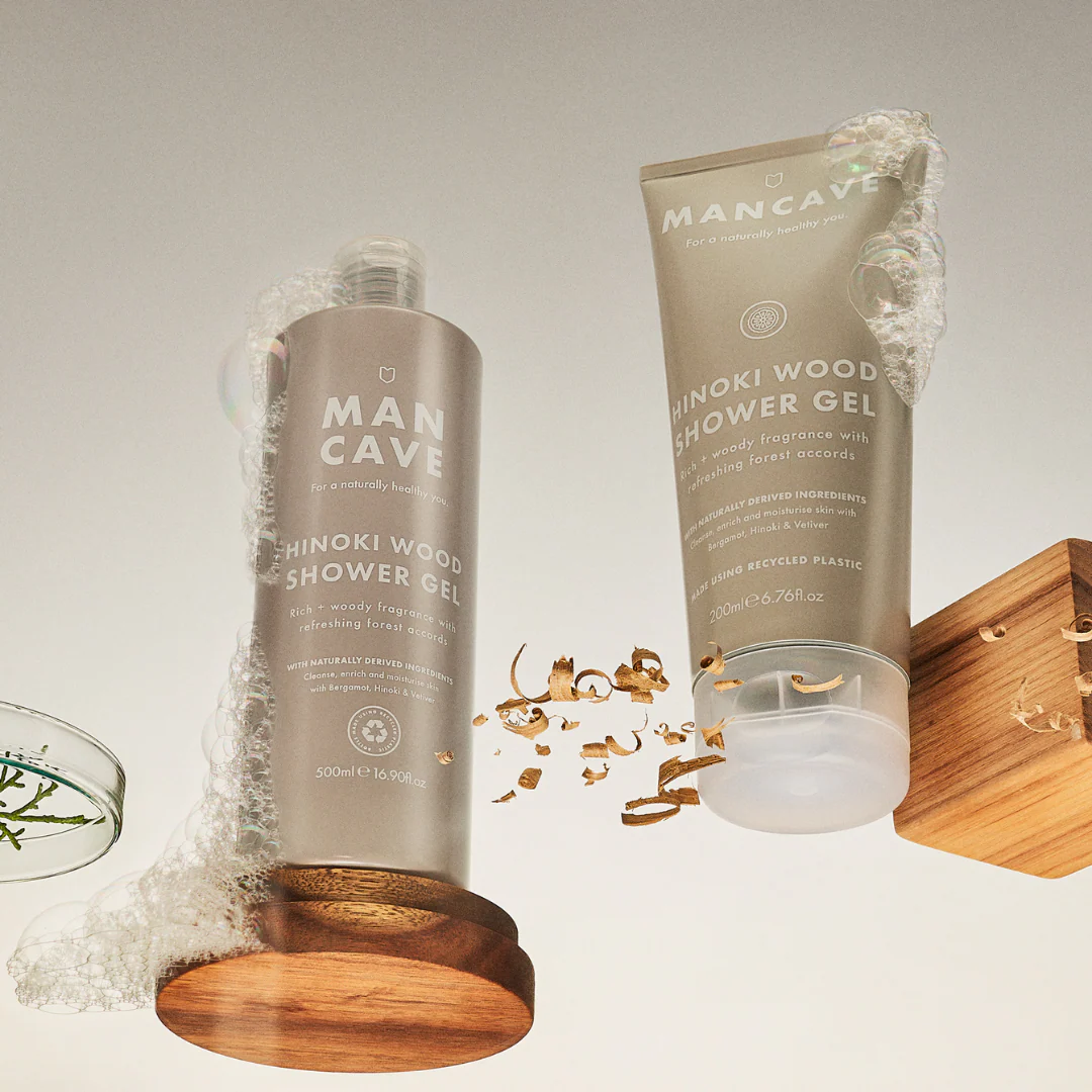 Hinoki Wood Shower Gel 500ml - Image 3